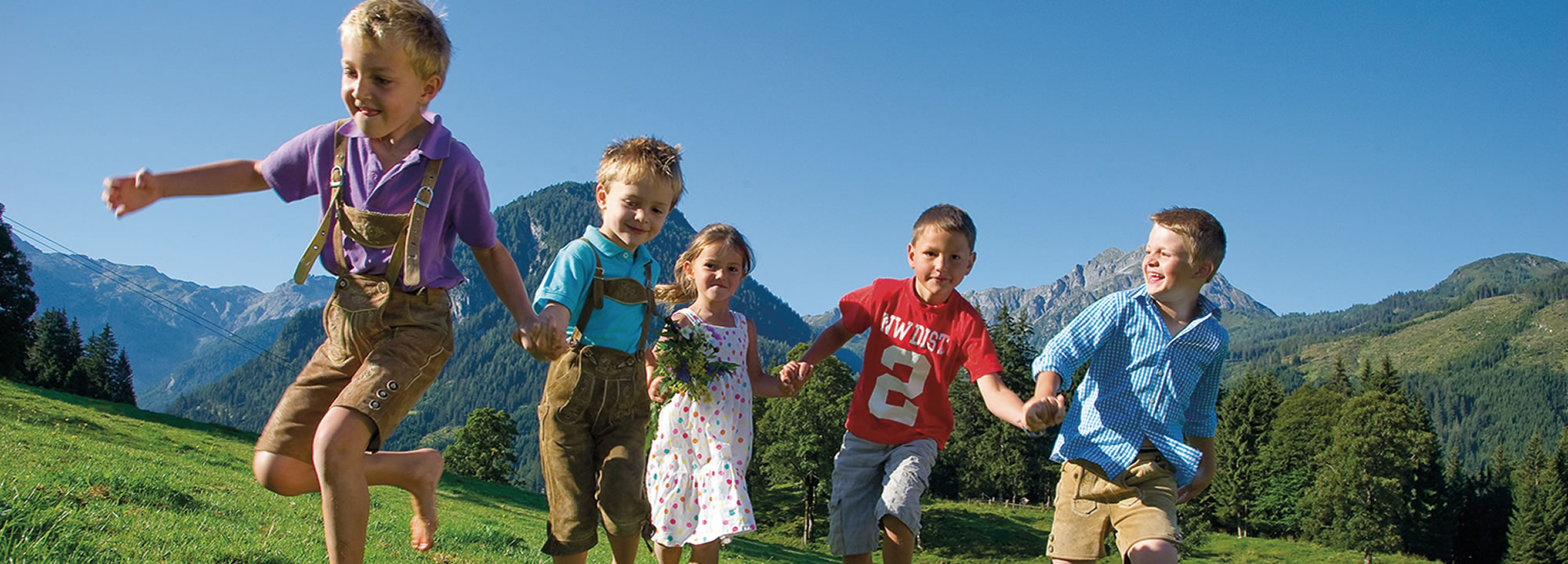 Kinder im Sommerurlaub in Flachau - Ferien für groß und klein in Österreich